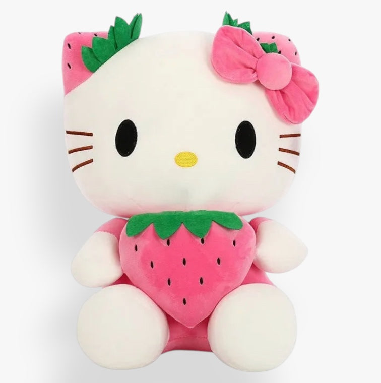 🎀 Plüschtier Hello Kitty Erdbeere