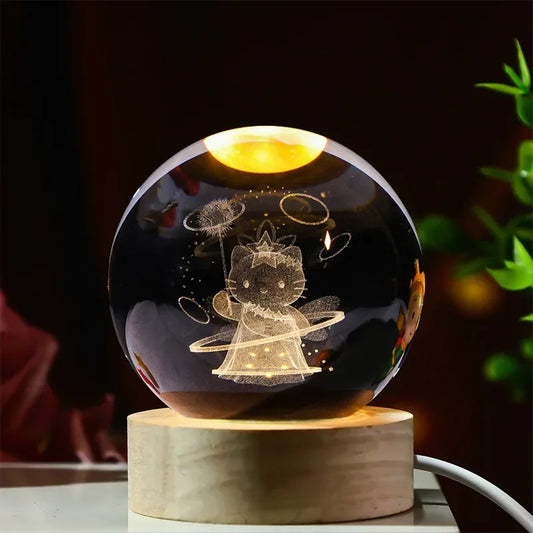 Hello Kitty Kristalllampe