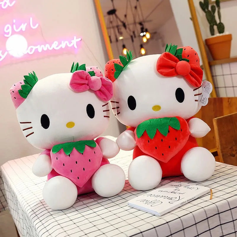 🎀 Plüschtier Hello Kitty Erdbeere